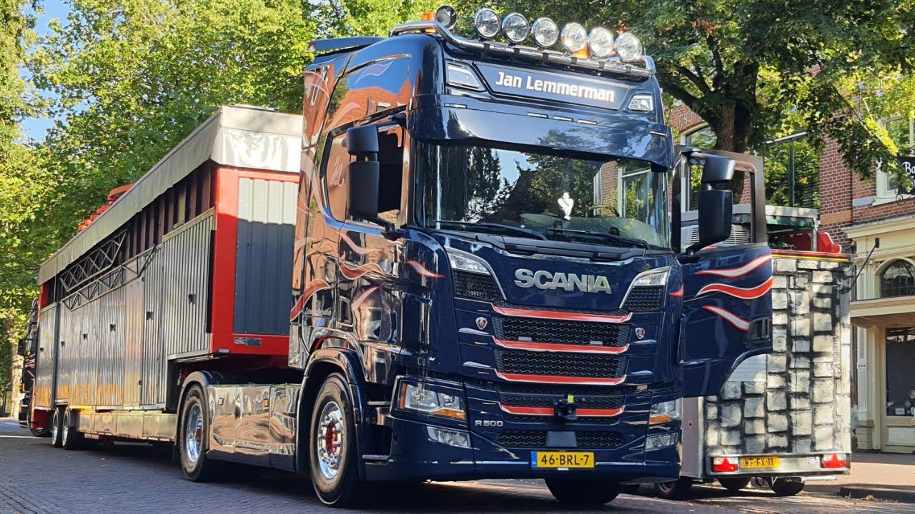 Kermistransport compilatie 2024 /  Die Kirmes Schausteller Kommen - Deel 1