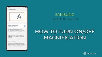 How to Turn On/Off Magnification - Samsung [Android 11 - One UI 3]