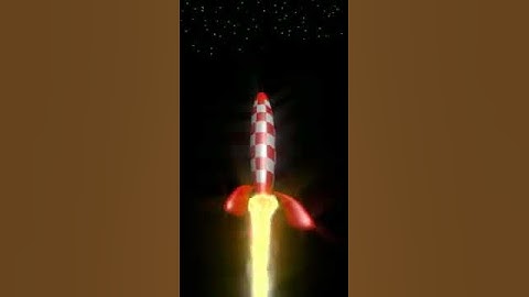 Blender rocket launch