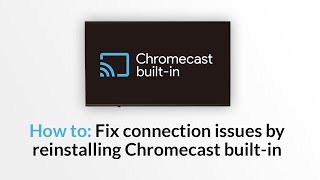 Check out this tutorial and learn how to fix connection issues by
reinstalling chromecast built-in. #chromecast #connectionissues
#chromecastbuiltin the no1 ...