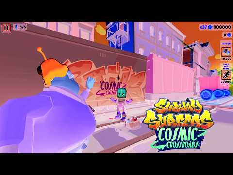 SUBWAY SURFERS COSMIC CROSSROADS : INVERTED COLORS REVERSE! MAP IN A NEW LOOK!