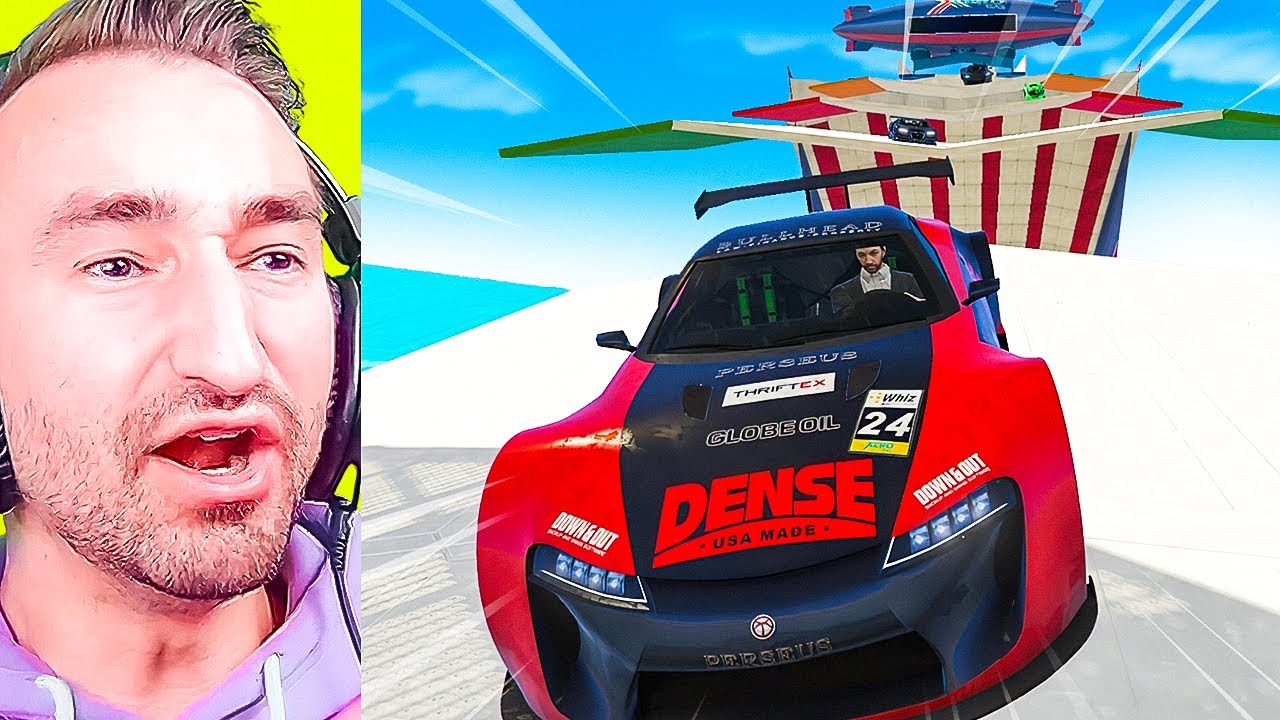 Mega Ramp Transforming Race In GTA 5
