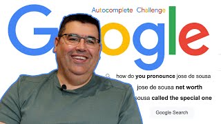 Jose de Sousa Answers the Web's Most Searched Questions | Autocomplete Challenge