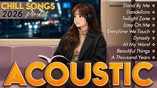 Healing Acoustic Songs with Lyrics 2026 🌸 Sweet Acoustic Music 2026 New Chill English Songs screenshot 1