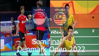 Kevin Sanjaya/Marcus Fernaldi Gideon vs Aaron Chia/Soh Wooi Yik SEMI FINAL | Denmark Open 2022
