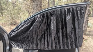 Magnetic Curtains for a Minivan Camper or Car Camping | Van Life & SUV RVing Hacks |