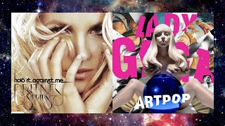 "aura" x "hold it against me" (mashup) - lady gaga, britney spears