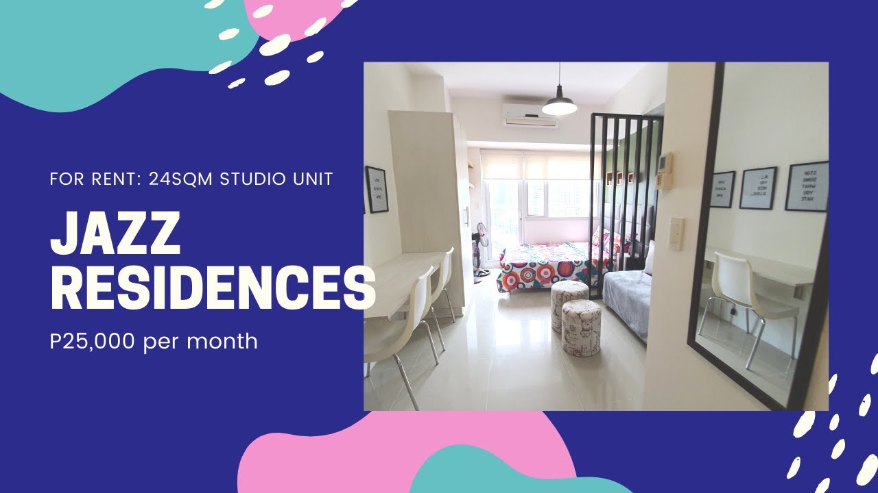 Condo FOR RENT Philippines Jazz Residences Makati YouTube