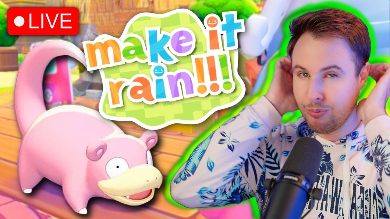 Making in Rain in Pokopia