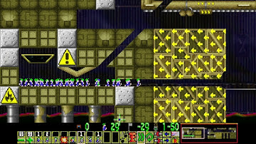 NeoLemmix Introduction Pack (Basic Training 1 30): Oil Processing Plant