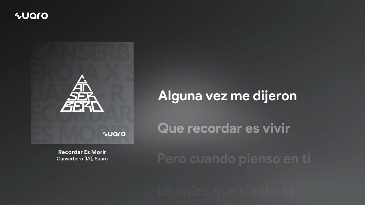 Recordar Es Morir - Canserbero [Letra] - YouTube