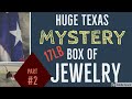 Goodwill Texas 17 POUND Mystery Box of Jewelry Part #2 Unboxing Unjarring Silver? Gold? Gemstones?