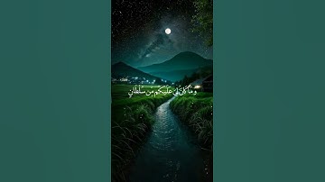 وقال الشيطان لما قضي الامر للشيخ احمد السعيد مندور سورة ابراهيم