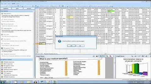Canon C130 Scanner Scanning and Analyzing Physician Practice Surveys with Remark Office OMR Software