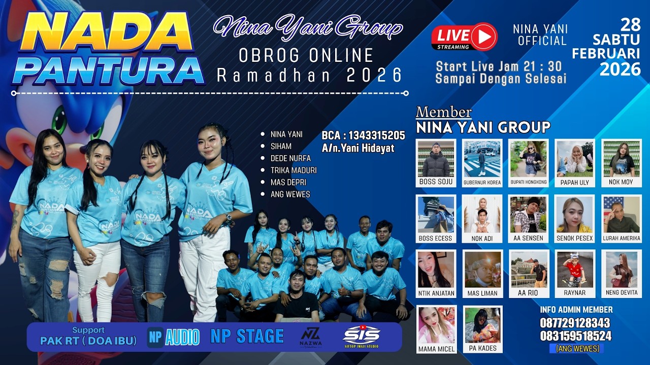 LIVE NGOBROG & REQUEST ONLINE | NADA PANTURA - NINA YANI GROUP | SABTU 28 FEB 2026
