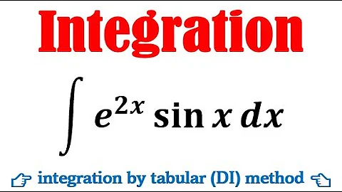 Integrate e^2x sinx