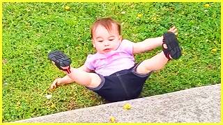 Try Not To Laugh: Funny Baby Playing Outdoor Fails || 5-Minute Fails