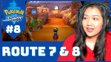 Route 7 and Route 8 to Circhester Gym | Pokemon Sword and Shield | Gameplay #8 |