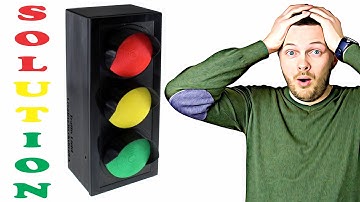 Traffic Light Puzzle Box from Creative Workshop - Solution