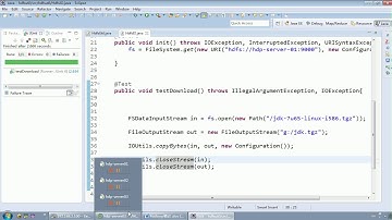 16 Hdfs的JAVA客户端IO流操作