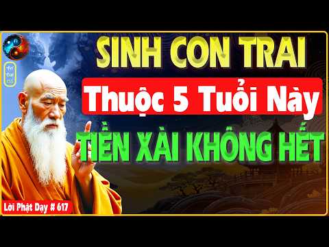 SINH CON TRAI THUỘC 5 CON GIÁP NÀY CHA MẸ HƯỞNG PHÚ QUÝ TIỀN BẠC ĐẦY NHÀ - TRÍ TUỆ CỔ