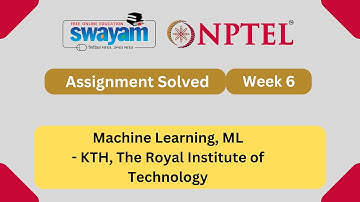 Machine Learning, ML Week 6 || NPTEL ANSWERS 2025 #nptel #nptel2025 || NPTEL 2025 #myswayam