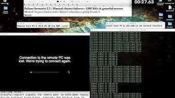 Scenario 2.3 - Manual cluster failover w/ GRE KA