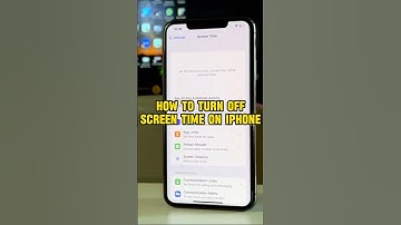 How to Turn Off Screen Time on iPhone#iPhone #tutorial