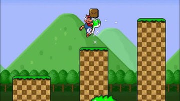 Super Mario Bros. X (SMBX) Custom Level - Bulbasaur Hills