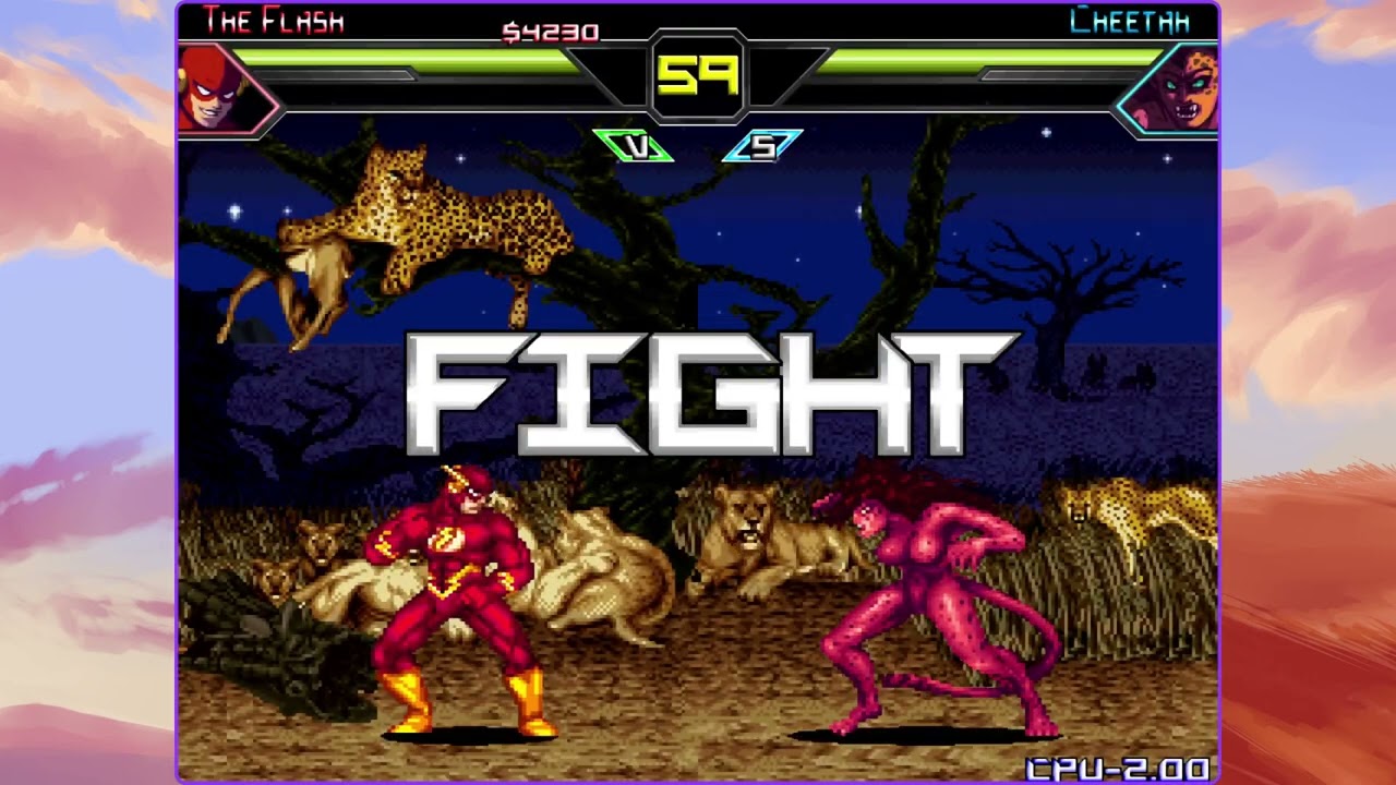 TMNT X Justice League Turbo Flash Arcade Mode