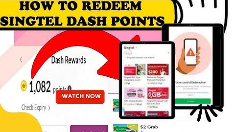 HOW TO CONVERT AND REDEEM SINGTEL DASH POINTS AND REWARDS STEP BY STEP TUTORIAL | SINGTEL DASH USERS