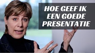 Hoe geef ik een goede presentatie of spreekbeurt?