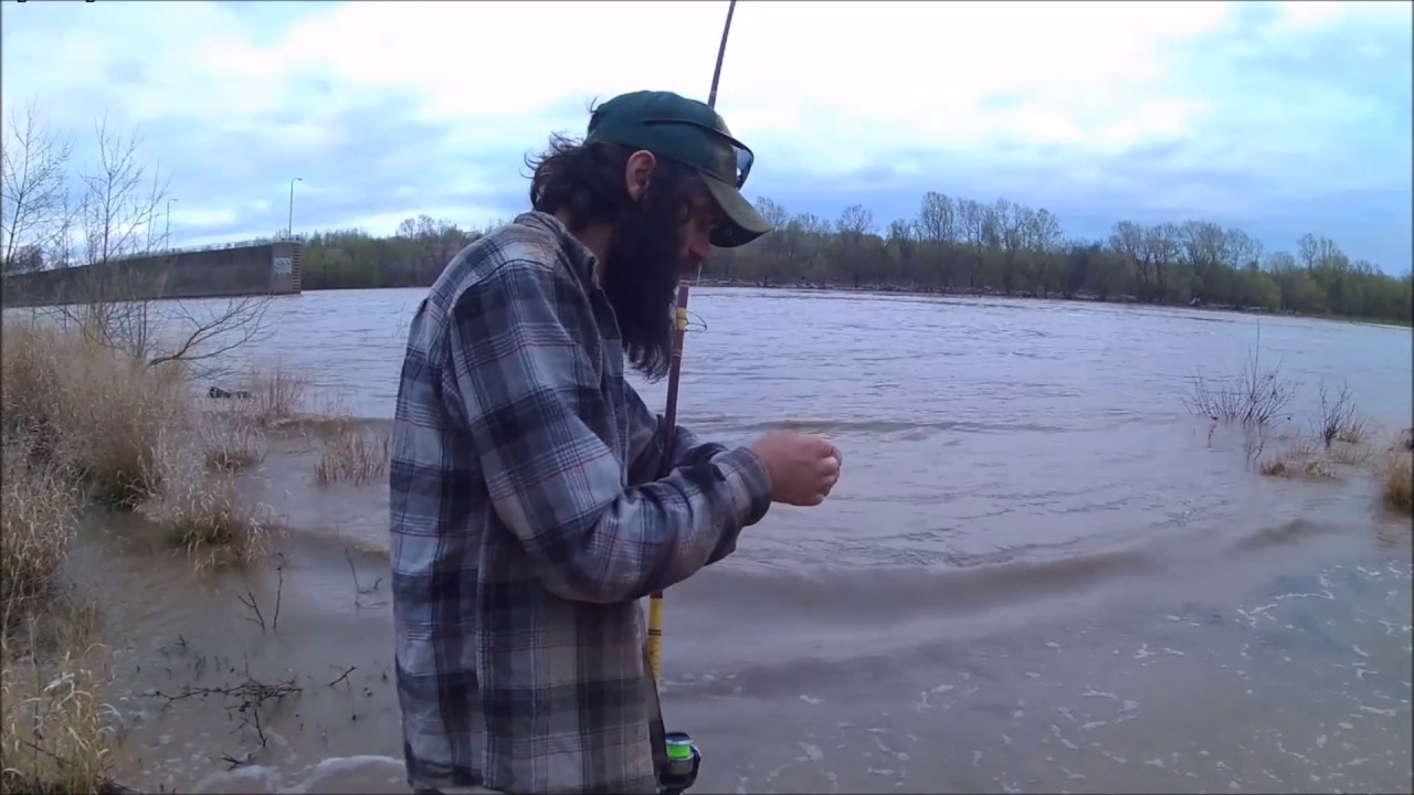 catfishing on the verdigris river - YouTube