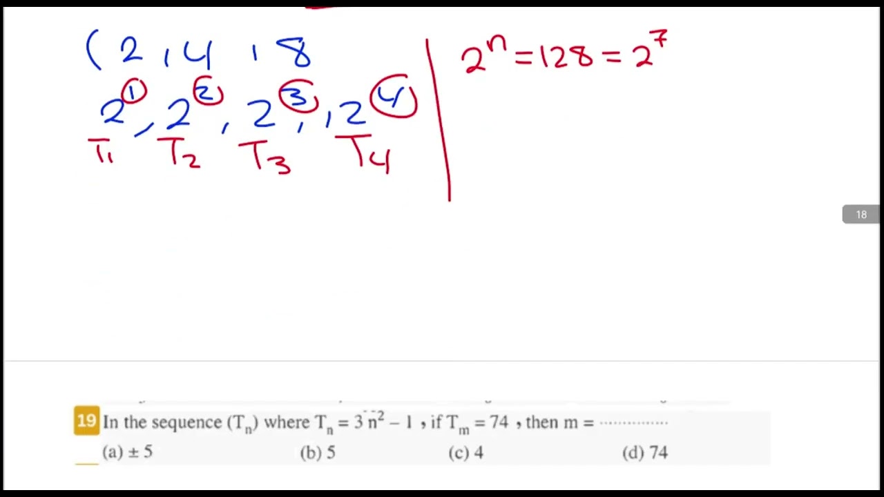 Algebra( senior2 ) second term ( sequences )