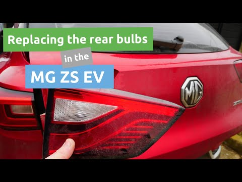 How to replace the rear light bulbs on a MG ZS EV