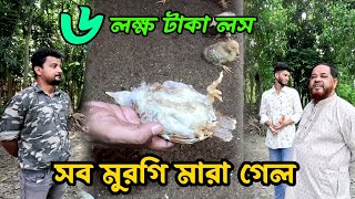 ৬ লক্ষ টাকা লস সব মুরগি মারা গেল #shakilfarming #দেশিমুরগি