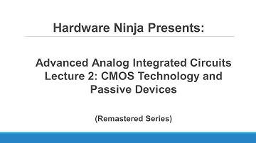 HWN - Advanced Analog IC Design: Lecture 2