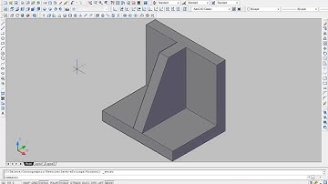 Isometric Projection using auto CAD Example 6( part - II)