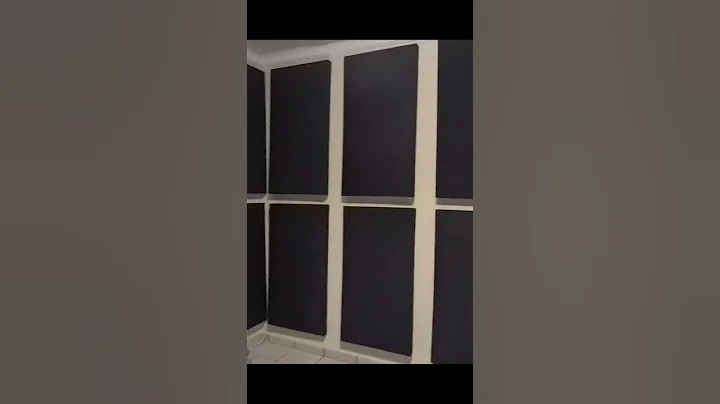 Before and after acoustic treatment 🥳