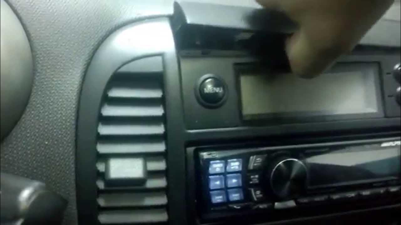 Как снять магнитолу ниссан ноте NISSAN MICRA снятие магнитолы - YouTube