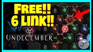 Get a FREE 6 link rune! Just play the game and use resources properly in Undecember screenshot 2