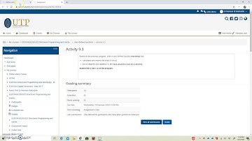 Assignment Rubric in Moodle