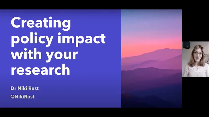 How academics can create policy impact with their ...