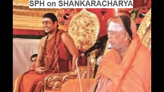 SPH Sri NITHYANANDA PARAMASHIVAM on SHANKARACHARYA