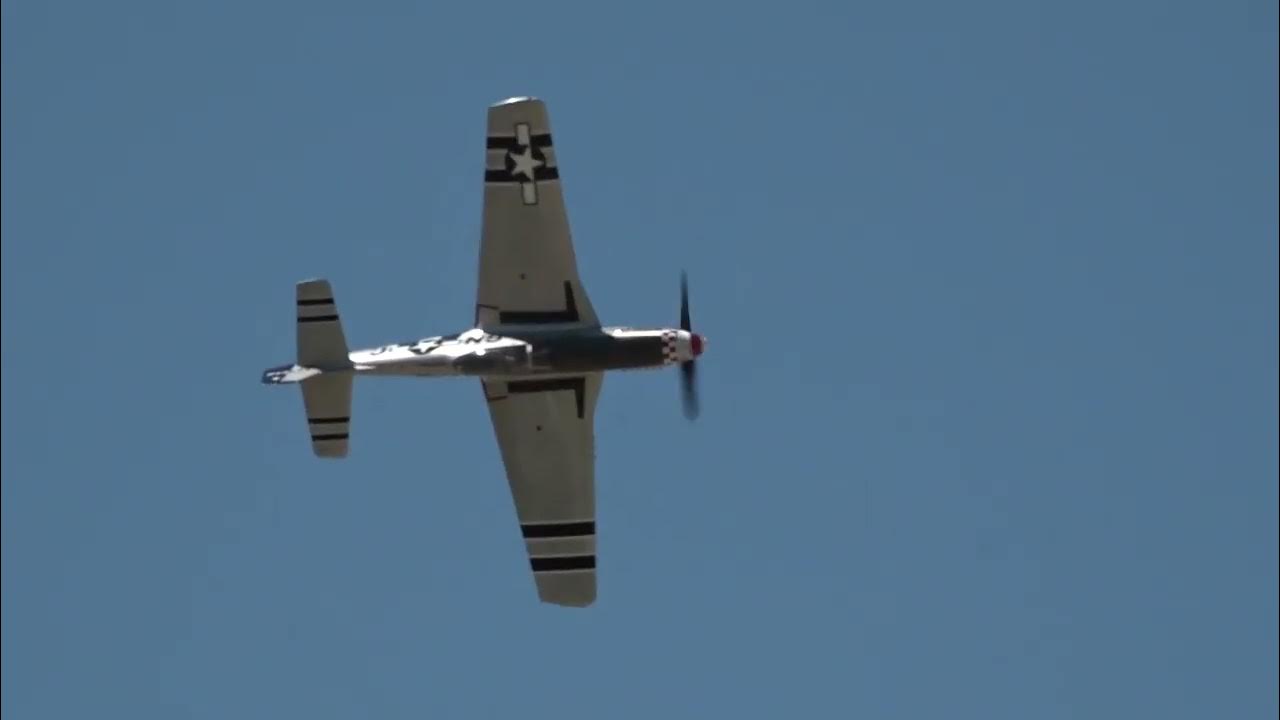 Geneseo Air Show 2022 Thom Richard P51D Mustang Aerobatics YouTube