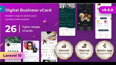 How to Install vcard saas script | digital business card builder saas | laravel #vcard saas