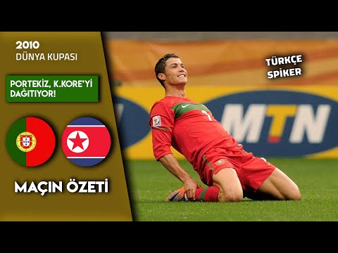 Portekiz 7-0 Kuzey Kore | Türkçe Spiker - 2010 Dünya Kupası