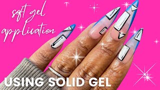 Soft Gel Tip Application using Solid Gel Glue | Gel x Dupe from Amazon screenshot 1