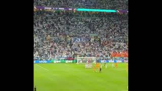 Holland Late Equaliser Against Argentina by Wout Weghorst's goal