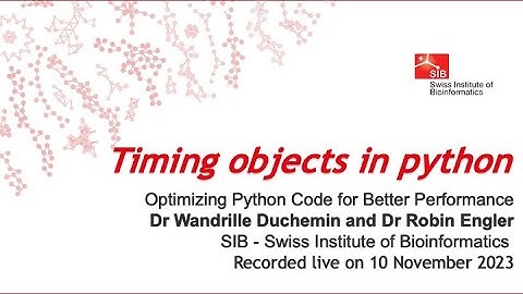 Optimizing Python Code for Better Performance – Timing objects in python (1 of 8)
